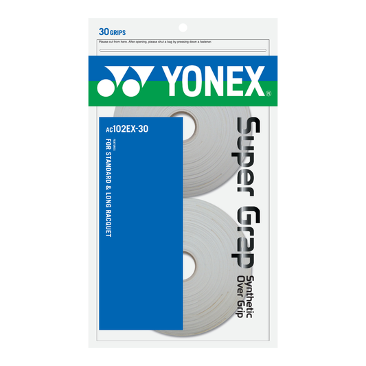 YONEX 30er SUPER GRAP PACKUNG WHITE