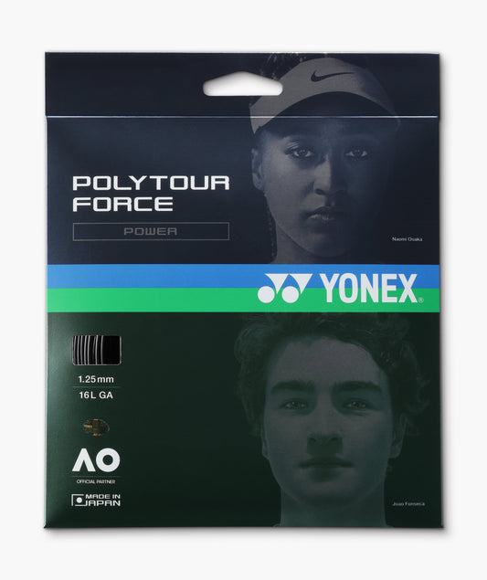YONEX POLY TOUR FORCE BLACK SAITENSET