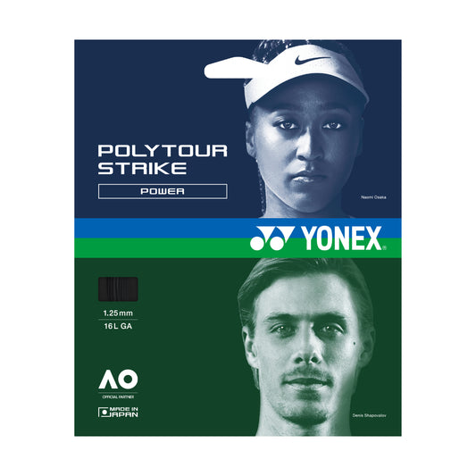 YONEX POLY TOUR STRIKE BLACK SAITENSET